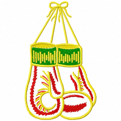 Boxing Embroidery Design 2